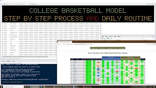 College Basketball Betting Model - Step by Step Operation and Maintenance Routine