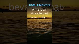 Primary CV side effect of bevacizumab USMLE Step 2 CK