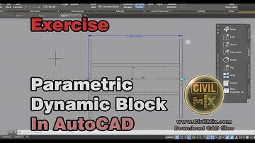 How to create parametric dynamic block in AutoCAD