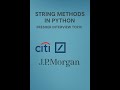 String Methods in Python