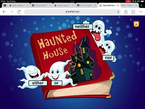 Starfall grades 4 & 5 English Either/Or, Neither/Nor