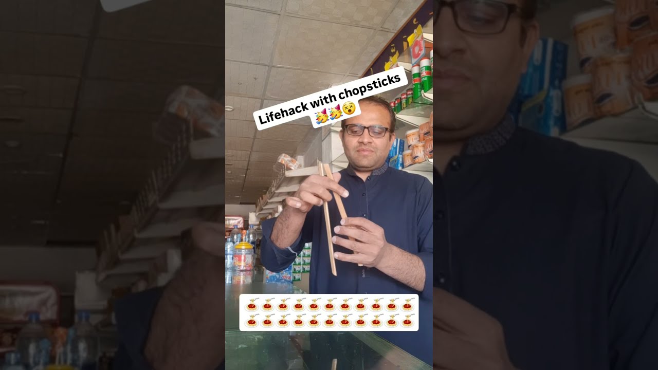 Lifehack With Chopsticks Diy Fyp Shorts Short Viralshort Eating Learning
