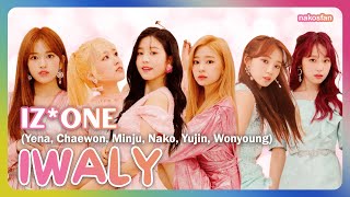 [AI COVER] IZ*ONE (Yena, Chaewon, Minju, Nako, Yujin, Wonyoung) - IWALY (Orig. I-LAND 2)