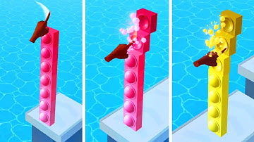 Pop It All 🔪⚔️🪓 Very Satisfying And Relaxing ASMR Slicing Game Perfect!