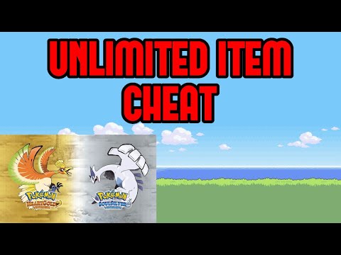 Unlimited Item Cheat In Pokemon HeartgoldSoulsilver