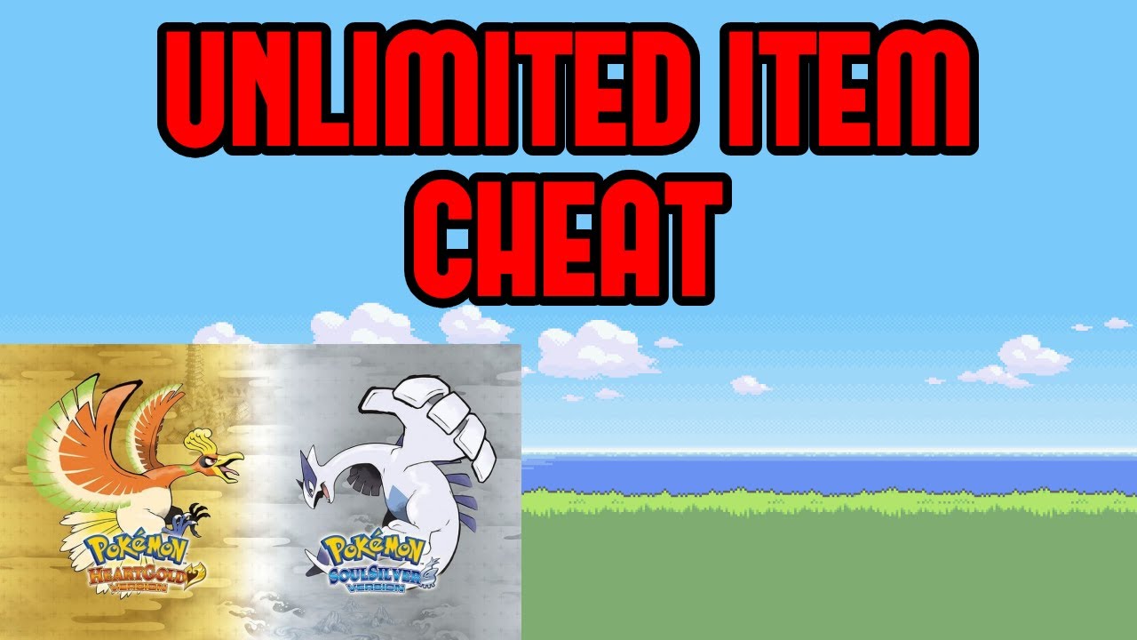Unlimited Item Cheat in Pokemon Heartgold/Soulsilver (Action Replay Code) 