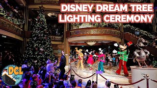 Disney Cruise Line Very Merrytime Cruise Tree Lighting Ceremony 2023