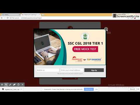 HOW TO Register for BANKING AND Ssc Exam for Paramount Test portal !