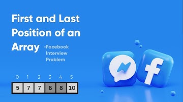 🔴 Find First and Last Position of Element in Sorted Array - Facebook Interview Question in Tamil