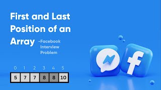 🔴 Find First and Last Position of Element in Sorted Array - Facebook Interview Question in Tamil