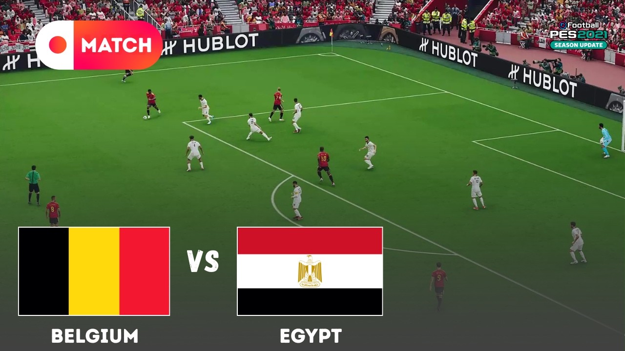 EGYPT vs BELGIUM | World Cup 2026 Match Simulation | eFootball PES 21 Gameplay