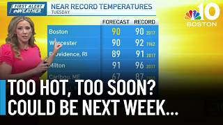 Summer heat is on the way to Boston — once we hit the weekend