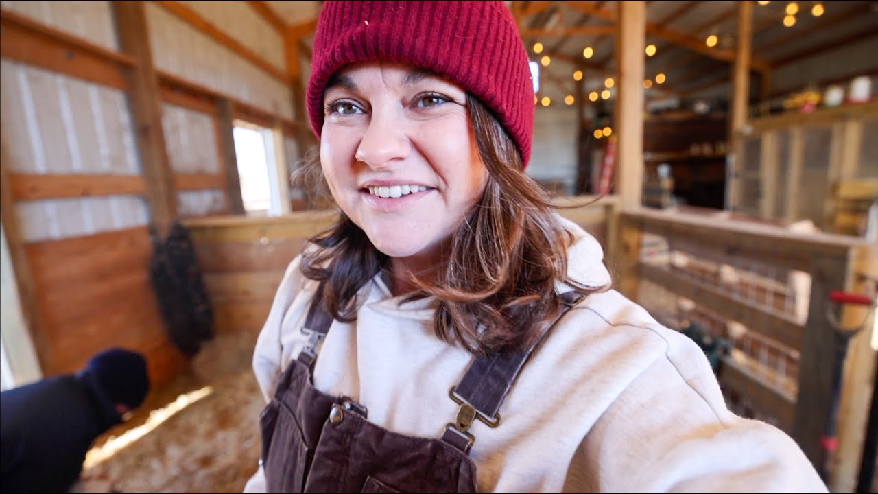 January Me vs Kitchen Me (and a lamb update) | VLOG