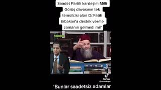 Cübbeli Ahmet Hoca Dr. Fatih Erbakana Desteğini Ilan Etti Örüş Ürkiye