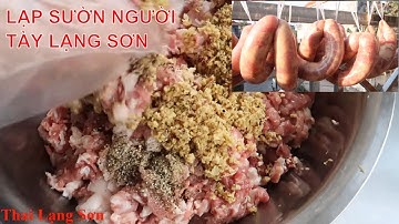 Cách Làm Lạp Sườn Tươi ngon Đơn giản người tày lạng sơn I Thai Lạng Sơn