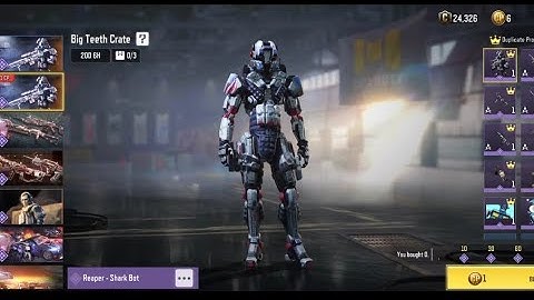 Big Teeth Crate 1Cp 1 Create In COD MOBILE | 2023