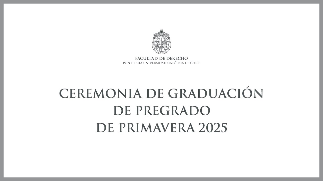 Ceremonia de graduación de Pregrado de primavera 2025 - YouTube