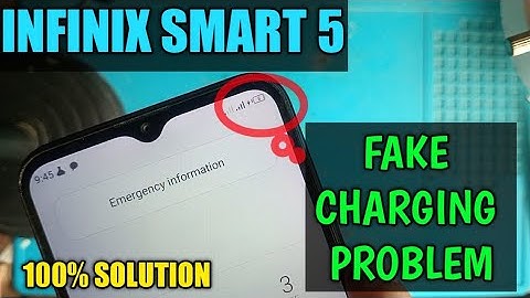 INFINIX SMART 5||Charging problem||How to fixed tutorial