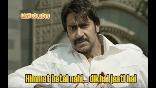 Ajay Devgan Dialogues In Diljale 2 Diljale Dialogue Ajay Devgan Diljale Shayari Full Movie