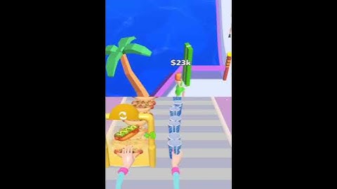 Burger run vs Money run Triple Game #shorts #viral