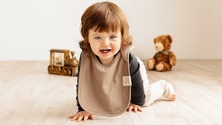 KeaBabies Hallo Drool Bibs: Easy-On, Easy-Off Beauty for Your Little Trendsetter!