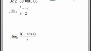 S 1 3 day 2 Solve limits algebraically