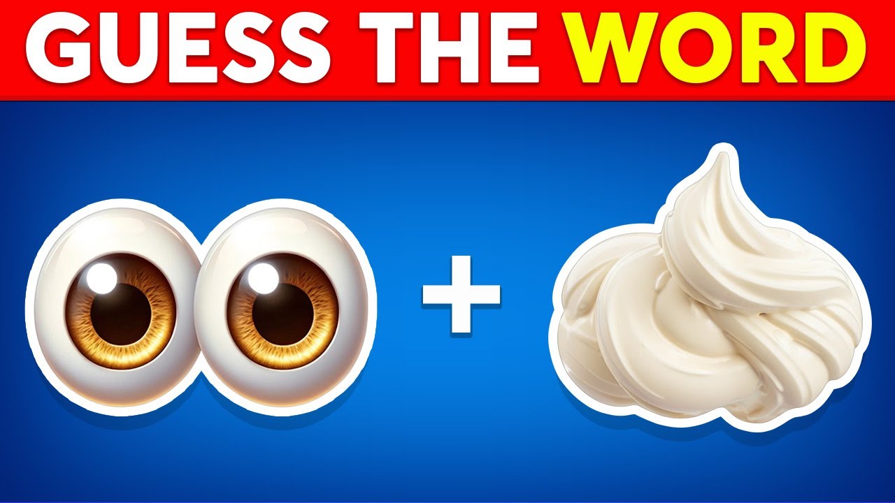Guess The WORD By Emojis? 🤔🙄 Popular Words | Emoji Quiz 2025