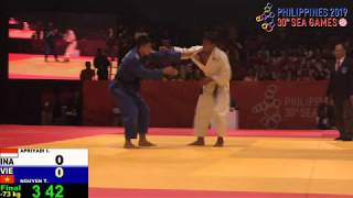 F | Judo | M | -73kg | Apriyadi Iksan(INA) vs Nguyen Tan Cong(VIE) | 2019 Sea Games