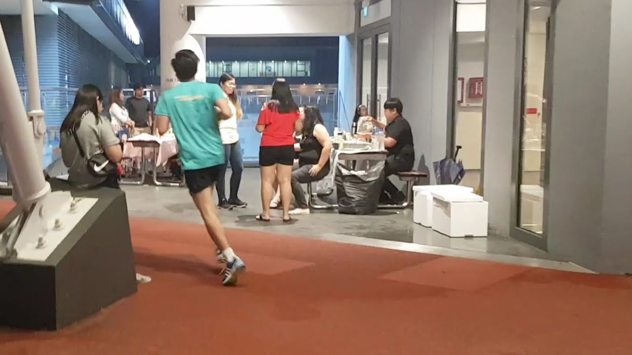 A Complete Round of the Running track 705 m Our Tampines Hub YouTube