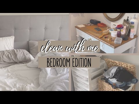 CLEAN WITH ME | DEEP CLEANING MY BEDROOM | SUNDAY CHORES