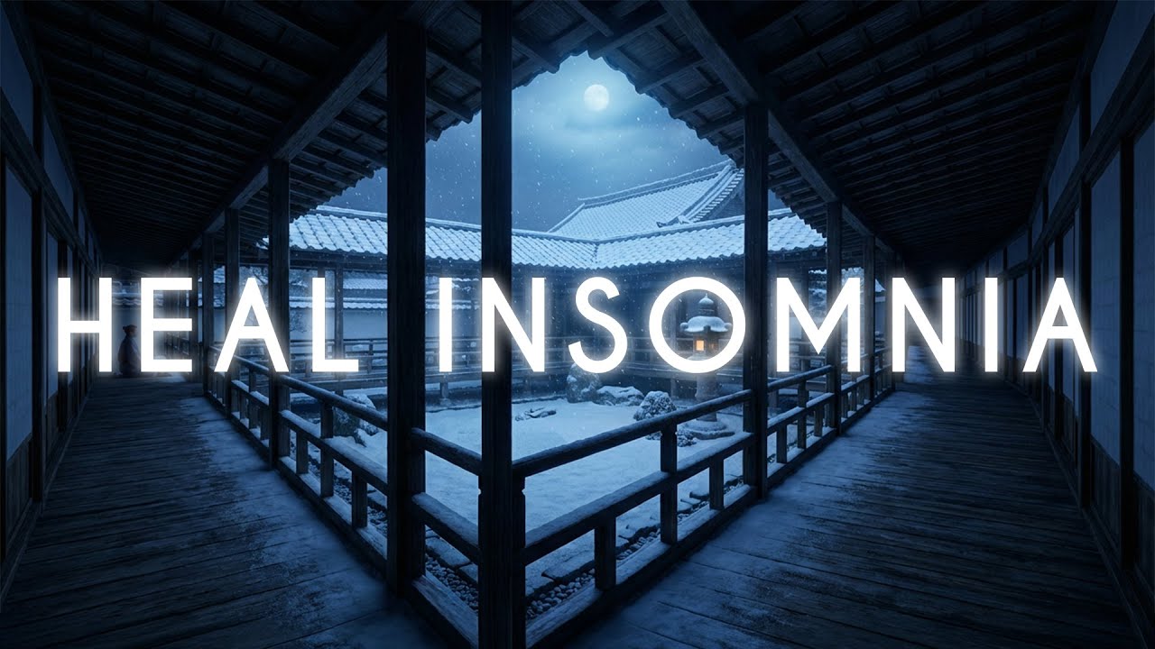 Deep Sleep in Blue Zen Garden: 3H Ambient for Insomnia