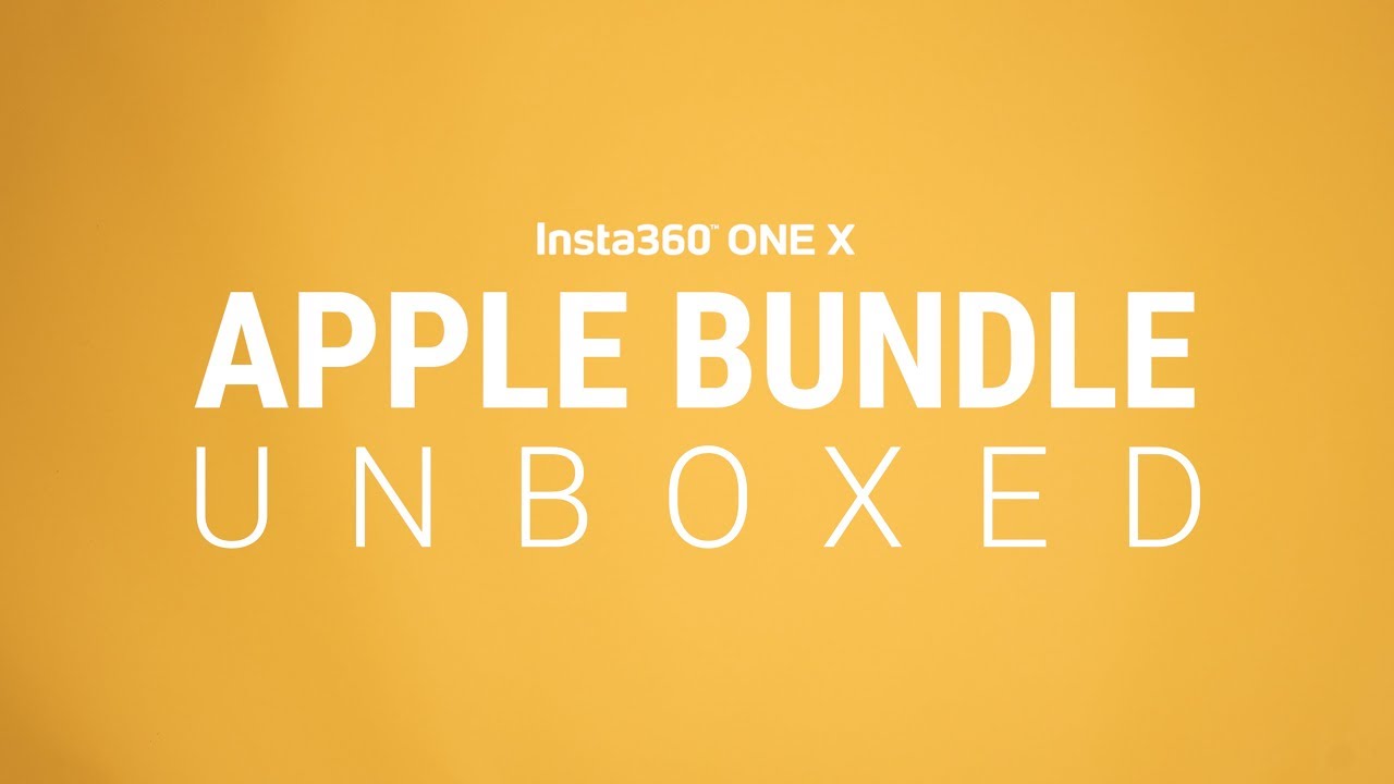 新製品】「Insta360 ONE X Camera Bundle」Apple限定販売。iPhone対応 