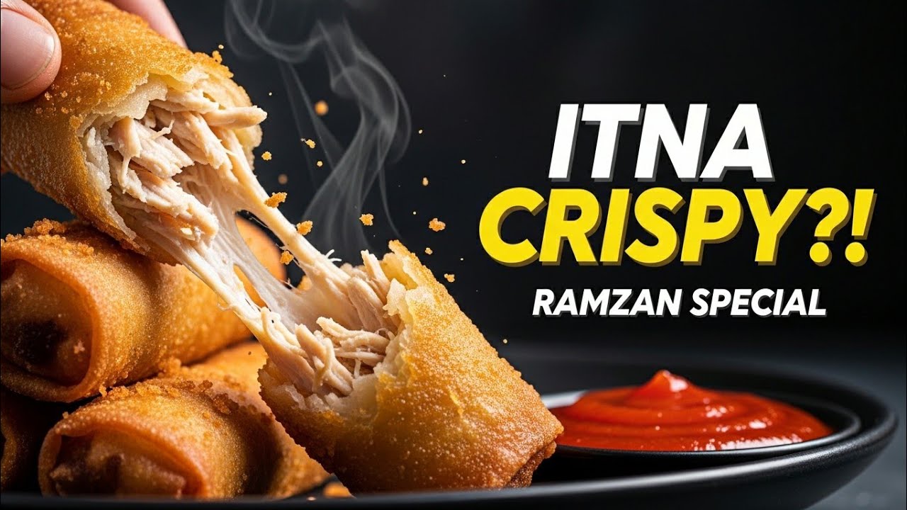 Ramzan Special Chicken Spring Rolls | Sab Poochenge Recipe!