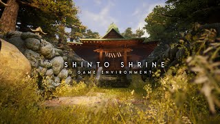 Shinto Shrine Game Environment in Unreal Engine By Gordon Christian