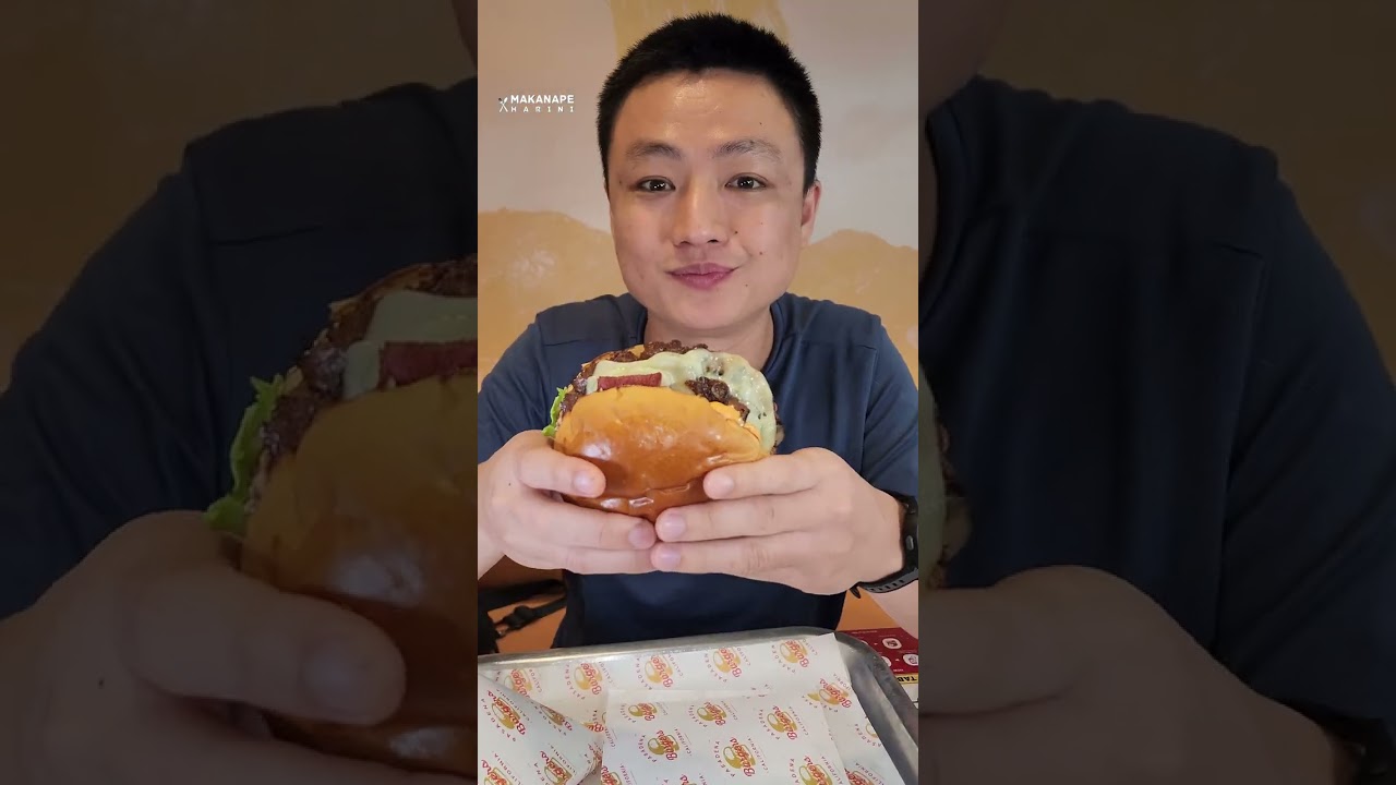 Оригинальный американский чизбургер в Малайзии