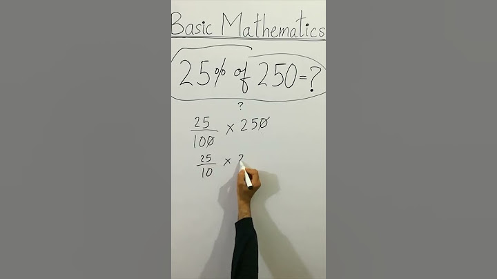 😳 CLEAN BASIC MATHEMATICS 25% of 250=? #Shorts