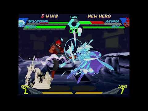 X-Men vs. Street Fighter - Wolverine, Storm vs. Akuma, Ryu 4