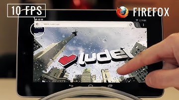 WEBGL COMPARISON USING LUDEI VERSUS CHROME AND FIREFOX BROWSERS ON ANDROID
