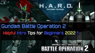 Gundam Battle Operation 2 - Simple Starting Tips for New \& Returning Players 2022!