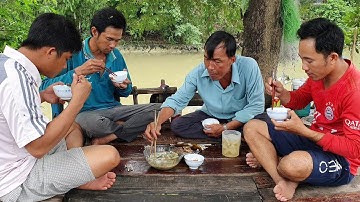 Mưa Vừa Tạnh Ra Mương Vườn Giăng Lưới Dính Toàn Cá Sặc Về Nấu Canh Chua Mẩn.Góc Làng Quê TV#03