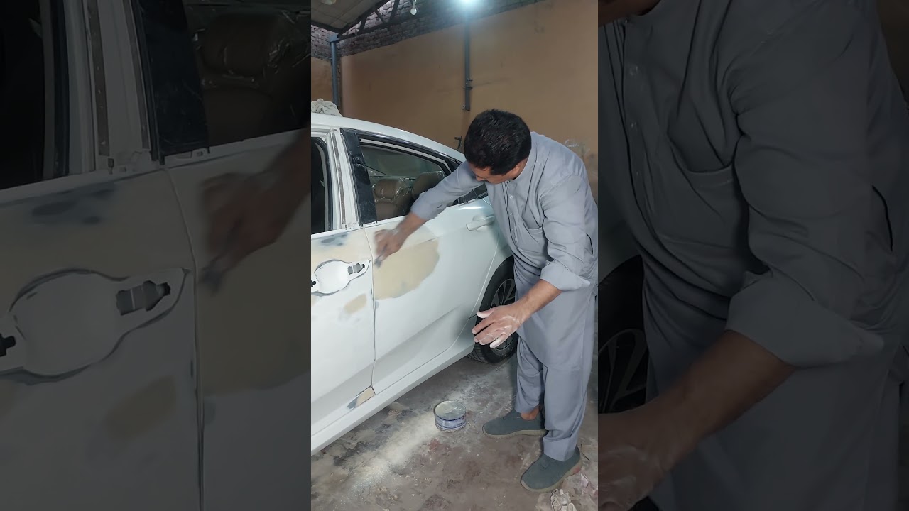 Honda civic door Paint process 🎨✌️