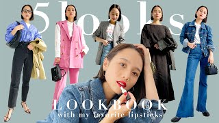 【春コーデ&リップ】春服５コーデとそれに合わせたリップ紹介 | SPRING LOOKBOOK 2021
