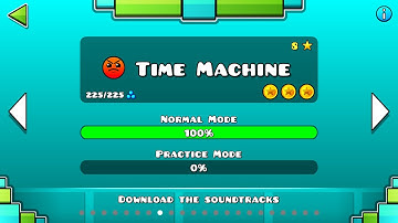 [Geometry Dash] Level 8 : Time Machine 100% Complete (All Coins) [4K]