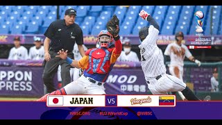 Highlights: 🇯🇵 Japan vs. 🇻🇪 Venezuela - WBSC U-23 Baseball World Cup - Opening Round