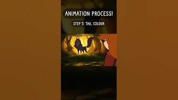Cassie & the Wolf Teaser - Tail Animation Process #indieanimation #animation #cartoon #art