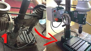 Реставрация сверлильного станка НС 12 (часть 1) // Restoring drill press (part 1)