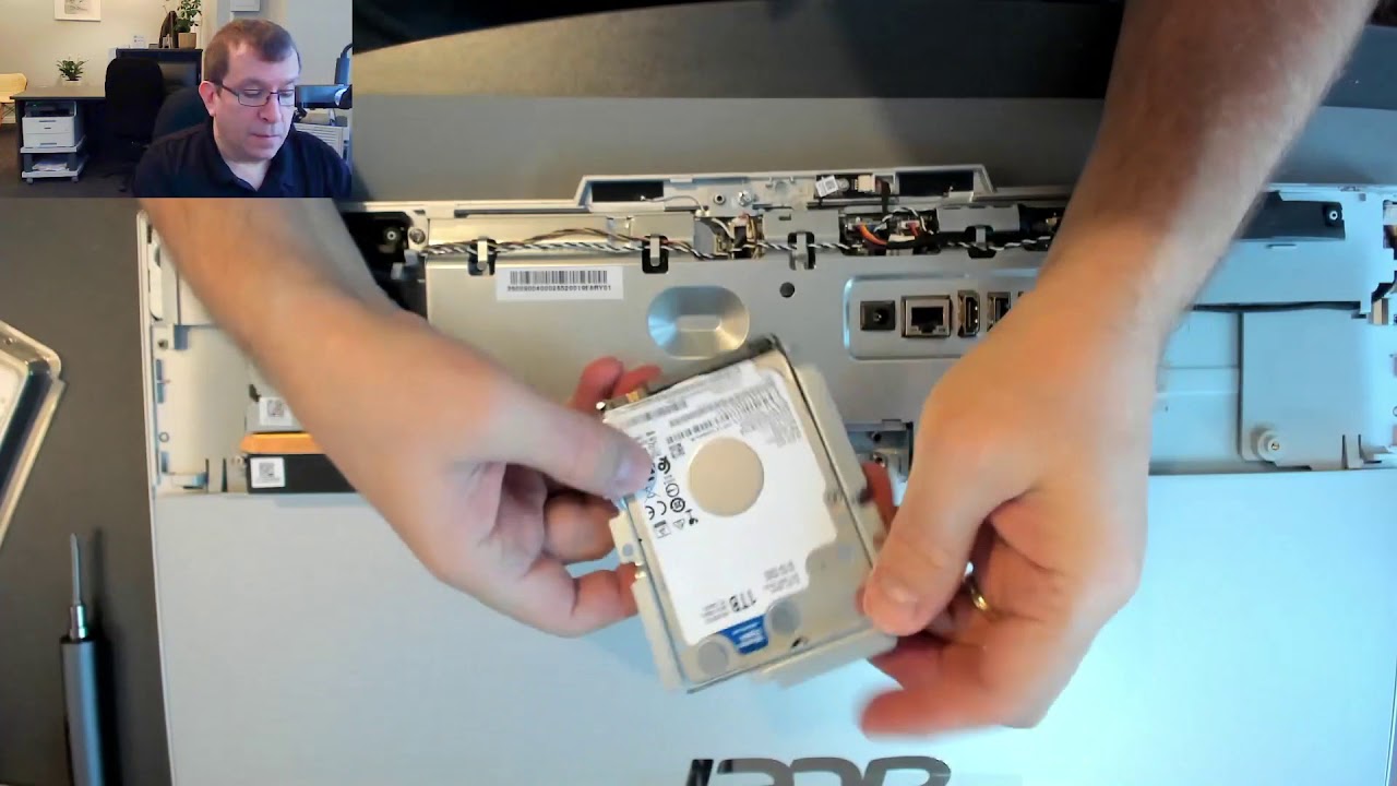 13] Acer Aspire C24 (D17W3) - SSD upgrade - YouTube