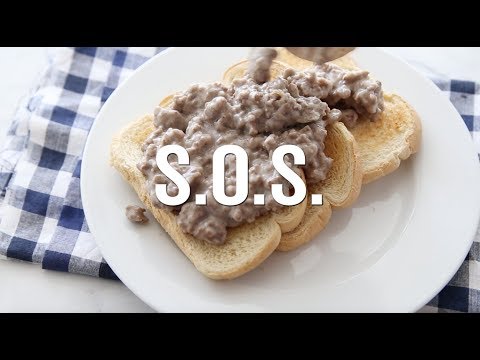 how-to-make:-s.o.s.-(creamy-hamburger-gravy)