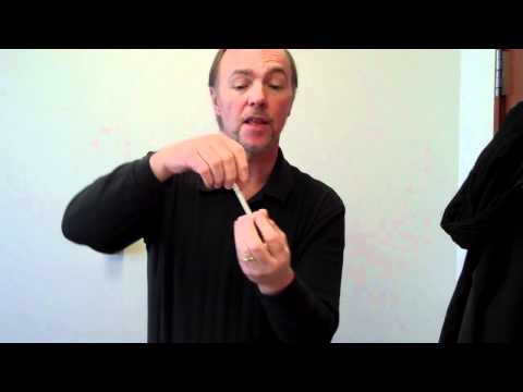 Disappearing cigarette trick - how to do sleight of hand magic