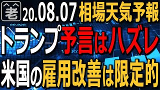 【相場天気予報】米雇用統計は改善したものの、トランプ大統領が予言したほどの画期的な改善は見られず。市場にはやや失望感が。今日からラジオート「商品」スタート。月曜日は暴落に注意。ラジオヤジの相場解説。
